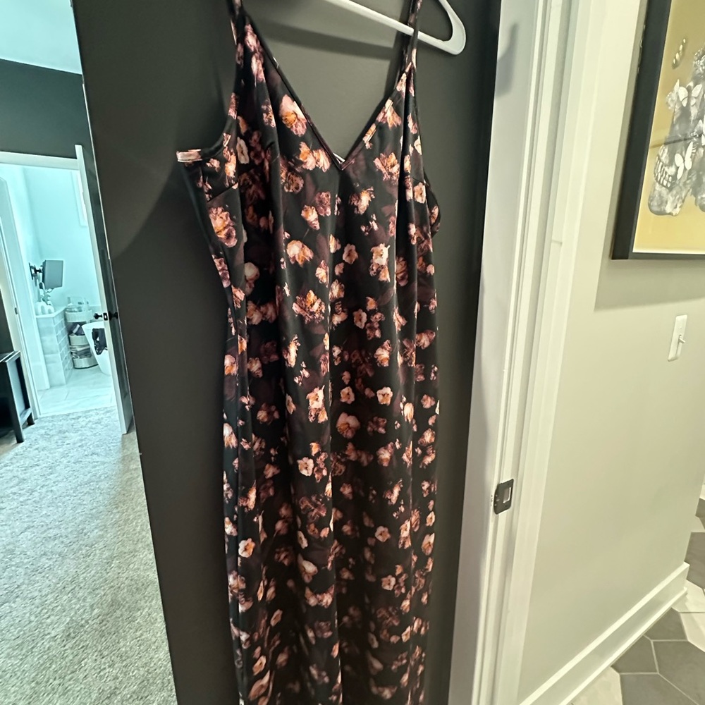 a new day Black and Pink Floral Dress